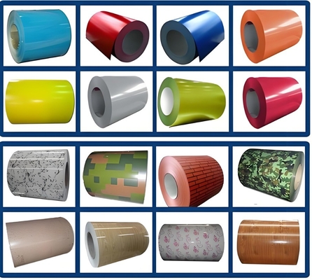 Custom Design Z80-Z120 Coating PPGI Galvanized Color Coated Plate 0.12-0.2mm Thickness
