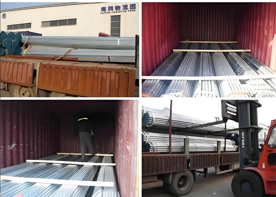 Punching Processing Service Galvanized Seamless Steel Pipe for Gas Transportation