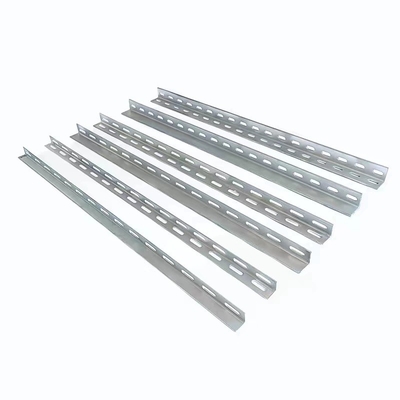 Hot Dipped Galvanized Slotted L Steel Angle Bar with Holes Processing Service Punching
