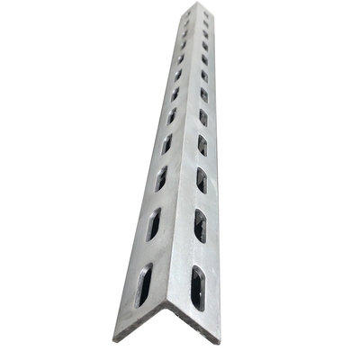 Hot Dipped Galvanized Slotted L Steel Angle Bar with Holes Processing Service Punching