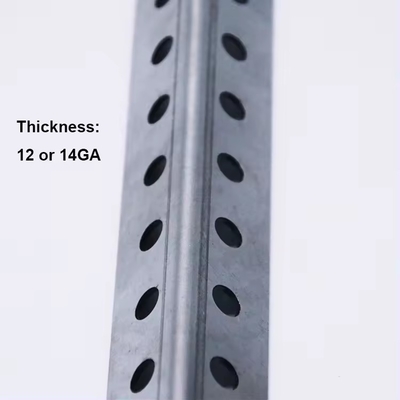 Hot Dipped Galvanized Slotted L Steel Angle Bar with Holes Processing Service Punching