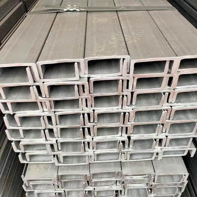 Not Perforated C8 C10 C12 C16 Hot Rolled Steel U Channel for Structural Support