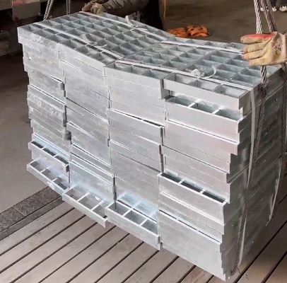 Customized Hot-dip Galvanized Steel Grating Drainage Cover Sheets for Boiler Industry