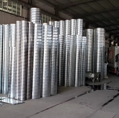 Galvanized Spiral Air Duct for Industrial Design Style Bedroom Air Conditioning Needs