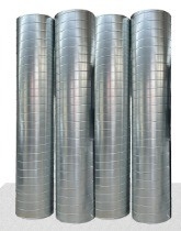 Galvanized Spiral Air Duct for Industrial Design Style Bedroom Air Conditioning Needs