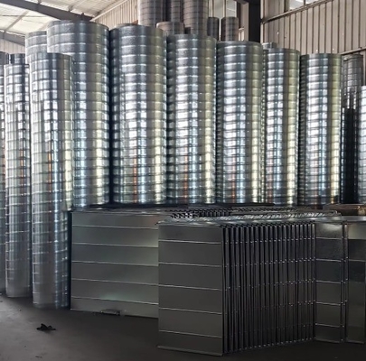 Galvanized Spiral Air Duct for Industrial Design Style Bedroom Air Conditioning Needs