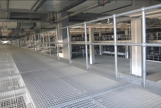 Industrial Steel Walkway Grating with ISO9001 Certification and Bare Steel Material