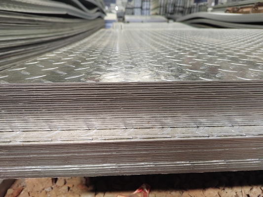Direct 1.5*1250mm Galvanized Hot Rolled Pattern Steel Coil/Sheet for Floor Grade SGH340