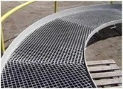 Industrial Design Style Silver Aluminum Grating for Heavy Duty Walkways and Platforms