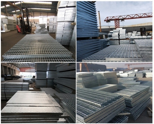 50mm Pitch Industrial Design Hot Dipped Galvanized Steel Grating for Construction