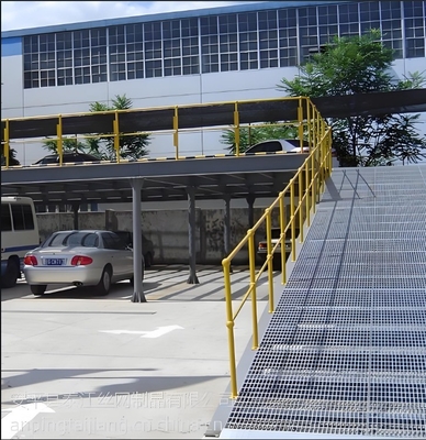 Silver Galvanized Steel Mezzanine Flooring Bar Grating with ISO9001 Certification