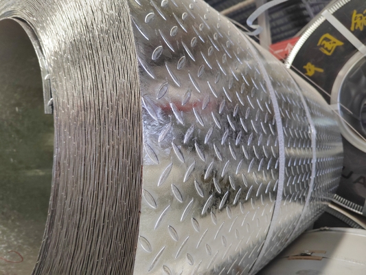 Customizable 40g/m2 Zinc Layer Galvanized Pattern Steel Plate with Customizable Size