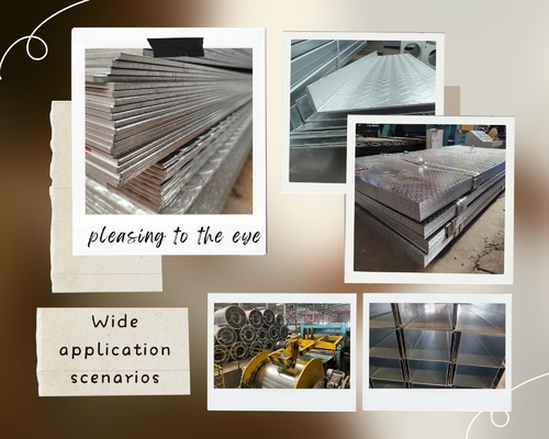 Customizable 4.5/4.75/5.0*1250mm Hot Rolled Chequered Steel with 40g/m2 Zinc Layer
