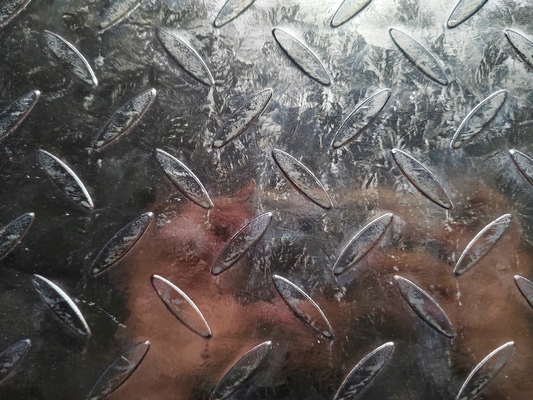 Galvanized Pattern Steel Plate with 40g/m2 Zinc Layer and Customizable Size 1250/1000mm