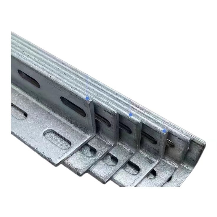 Hot Rolled Galvanized Perforated Equal Steel Angle Lintel with Punching Holes/ Slotted Iron Bar