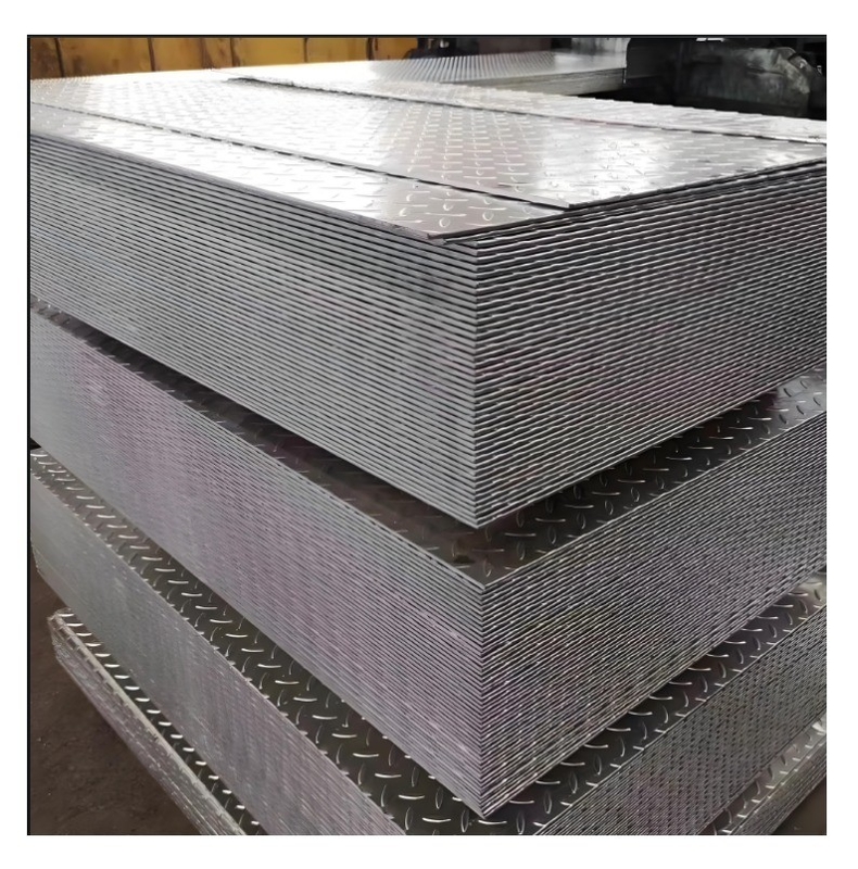 Customizable 40g/m2 Zinc Layer Mid Hard Galvanized Pattern Steel Plate 1.5*1250mm