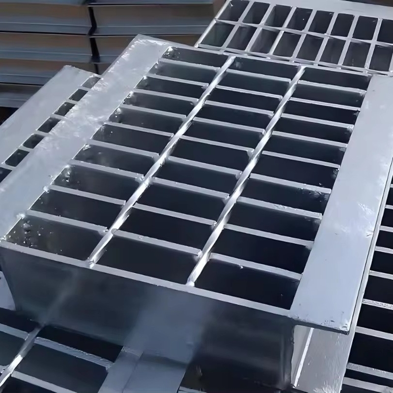 Stainless Steel Grating for Trench Drains 50mm Cross Bar Pitch Resistant to Corrosion